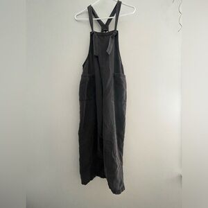 denim material overalls